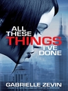 All These Things I've Done (eBook): Birthright Series, Book 1